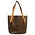 Céline Borsa Tote Celine Macadam in pelle Marrone - vista 2
