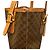 Céline Borsa Tote Celine Macadam in pelle Marrone - vista 7