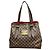 Sac Cabas Louis Vuitton Hampstead MM Marron Damier ebène