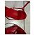 Gucci Rote Lackledersandalen mit GG-Logo - Ansicht 4