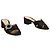 Gianvito Rossi Monroe Mules aus Satin Schwarz EU38.5