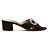 Gianvito Rossi Monroe Mules aus Satin Schwarz EU38.5 - Ansicht 3