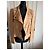 Galliano Beige biker style leather jacket - view 2