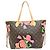 Louis Vuitton Neverfull Limited Edition Monogram Roses MM Mehrfarben - Ansicht 4