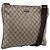 Sac Messenger Gucci avec fermeture éclair GG Coated Canvas Medium Beige