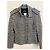 Timeless Giacca Chanel in tweed bianco e nero - vista 7