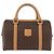 Céline Celine Vintage Boston Macadam Coated Canvas Medium Marrone