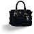 Prada Gaufre Convertible in pelle e Tessuto Large Nero