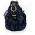 Prada Gaufre Convertible in pelle e Tessuto Large Nero - vista 3