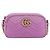 Gucci GG Marmont Chain Matelasse Leather Mini Rosa