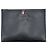 Portadocumentos con cremallera Thom Browne de piel con aplique