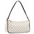 Céline Bolso de hombro con cremallera Celine Triomphe Macadam de lona Blanco - vista 3
