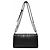 Bolsa Chanel Boy Flap Medium Edinburgh Celtic Knot Preta Preto Hardware prateado - vista 5