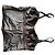 Corset de cetim e renda preto Dolce & Gabbana