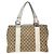 Gucci Bamboo Bar GG Canvas Large Beige