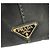 Tote Sac cabas Prada en toile noire - vue 20