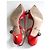 Bow Prada Slingback Pumps aus rotem Leder mit Schleife - Ansicht 6