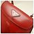 Borsa a tracolla Prada in pelle rossa Rosso - vista 7