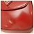 Borsa a tracolla Prada in pelle rossa Rosso - vista 9