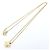 Autre Marque Collier Tiffany Roman Cross en or jaune 18K - vue 4