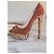 Lady Peep Christian Louboutin Décolleté Louboutin borchiate leopardate - vista 2