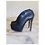 Décolleté Christian Louboutin in pelle nera - vista 4