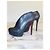 Décolleté Christian Louboutin in pelle nera - vista 7