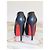 Décolleté Christian Louboutin in pelle nera - vista 8