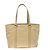 Prada Re-Edition 1978 Pocket Re-Nylon in pelle Saffiano Medium Beige - vista 2