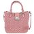Miu Miu Crystal Convertible Top Handle Matelasse Leather Small Rosa