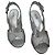 Sandali con tacco Michael Kors argento glitter