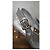Sandali con tacco Michael Kors argento glitter - vista 4