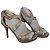 Sandali con tacco Michael Kors dorati glitterati