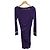 Vestido Leonard Morado de Viscosa Talla L Púrpura