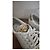 Baskets Michael Kors en cuir blanc et paillettes dorées - vue 3