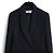 Abrigo Bar Christian Dior Crepe de Lana Negro - vista 2