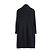 Abrigo Bar Christian Dior Crepe de Lana Negro - vista 5