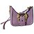 Borsa a tracolla Versace Jeans Couture in pelle lavanda