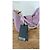 Borsa a tracolla Versace Jeans Couture in pelle lavanda - vista 10