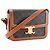 Céline CELINE - Borsa a tracolla Triomphe Celine in tela rivestita triomphe marrone e pelle tan - vista 2