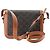 Céline CELINE - Borsa a tracolla Triomphe Celine in tela rivestita triomphe marrone e pelle tan - vista 3