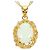 Autre Marque Collana in oro giallo 18K con opale