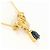 Autre Marque Collana in oro giallo 18K con zaffiro e diamante - vista 2