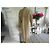 Trench lungo in cotone beige Céline - vista 4