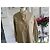 Trench lungo in cotone beige Céline - vista 6