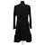 Yohji Yamamoto Wollkleid Schwarz