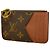 Louis Vuitton Monogram Portecartoromie Wallet/Coin Case Castaño