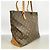 Bolso Cabas Mezzo Monogram Louis Vuitton Castaño - vista 2