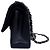 Timeless Chanel Classic Double Flap Medium Schwarz Lammleder Silber - Ansicht 4