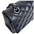 Timeless Chanel Classic Double Flap Medium Schwarz Lammleder Silber - Ansicht 8